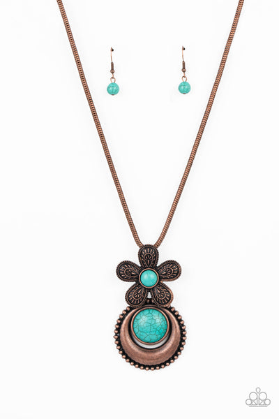 Bohemian Blossom - Copper Paparazzi Necklace