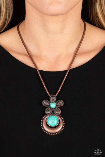 Bohemian Blossom - Copper Paparazzi Necklace