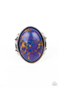 Majestic Marbling - Purple Paparazzi Ring