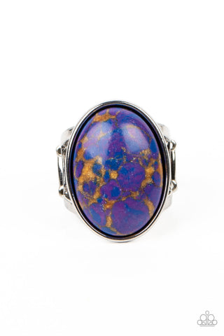 Majestic Marbling - Purple Paparazzi Ring