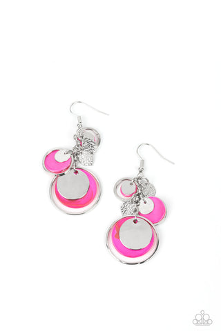 Saved by the SHELL - Pink Paparazzi Earring