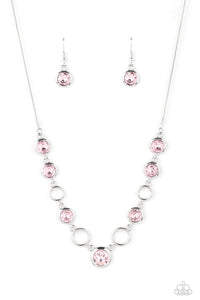 Elegantly Elite - Pink Paparazzi Necklace