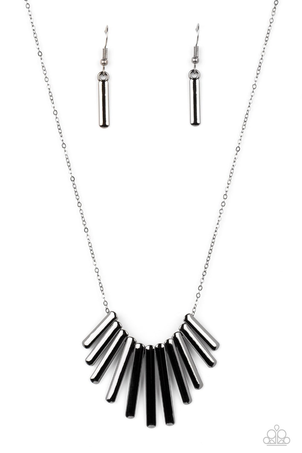 Leading MANE - Black Paparazzi Necklace (#493)