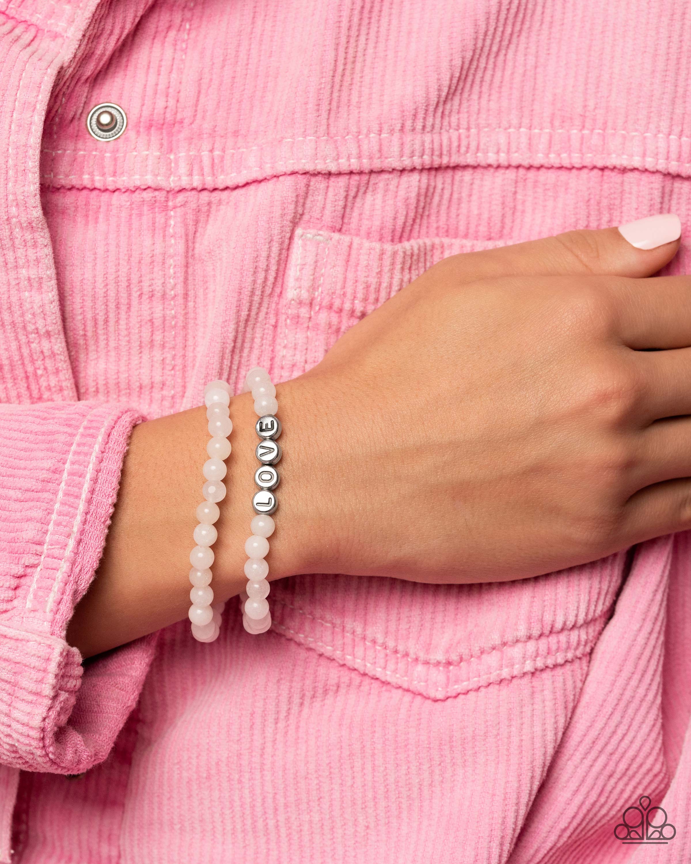 Devoted Dreamer - White Paparazzi Bracelet (5039)