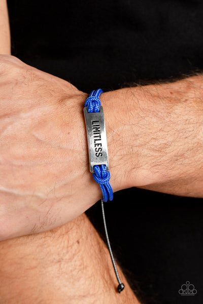 Limitless Layover - Blue Paparazzi Bracelet (#4985)