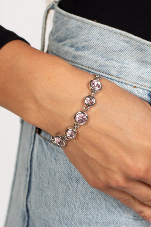 Classically Cultivated - Pink Paparazzi Bracelet (PZ-5016)