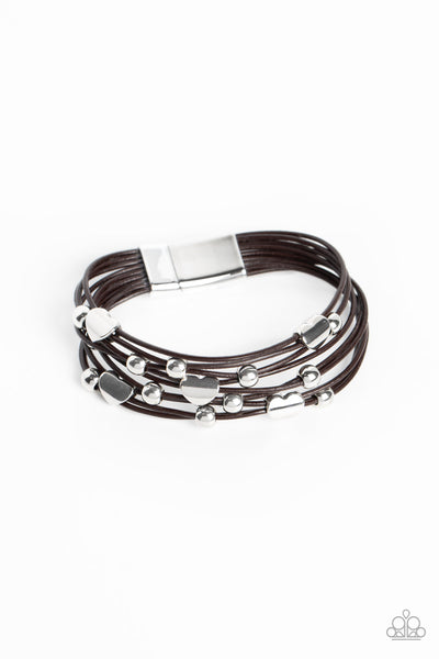 Aphrodite Ascending - Brown Paparazzi Bracelet (W220)