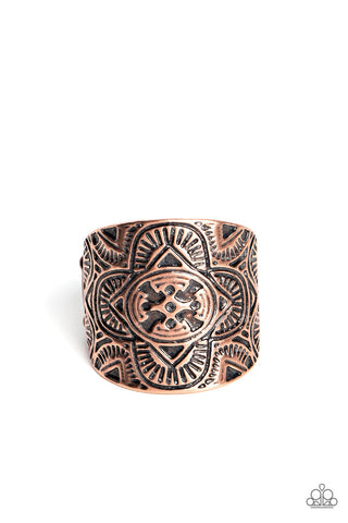 Argentine Arches - Copper Paparazzi Ring (R279)