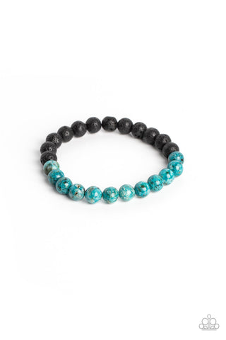 LAVA Language - Blue Paparazzi Bracelet (5167)