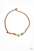 Chiseled Craving - Brown Paparazzi Necklace (#5561)