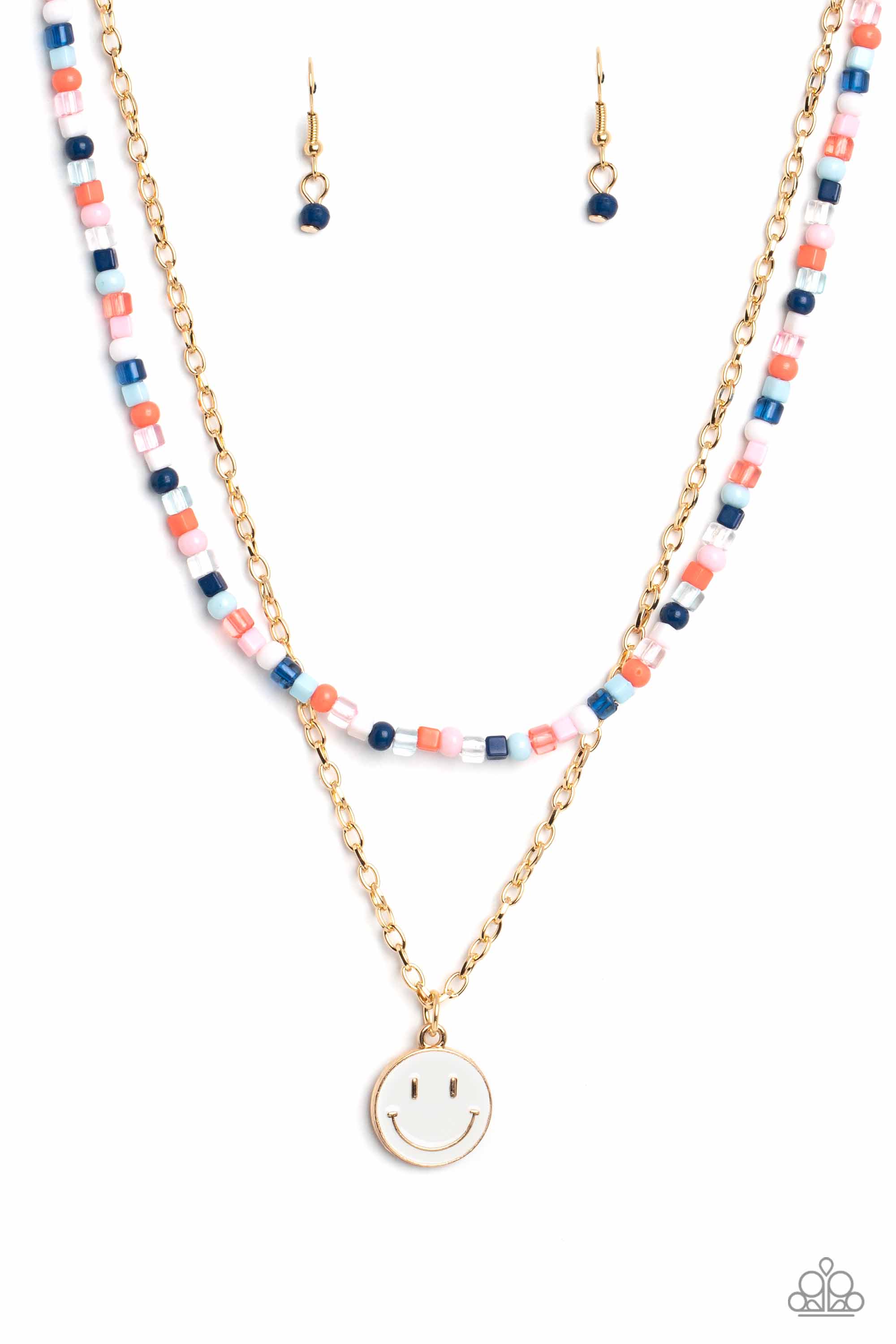 High School Reunion - Blue Paparazzi Necklace (#5126)