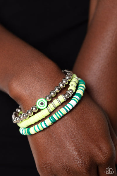 Sam EYE Am - Green Paparazzi Bracelet (5160)