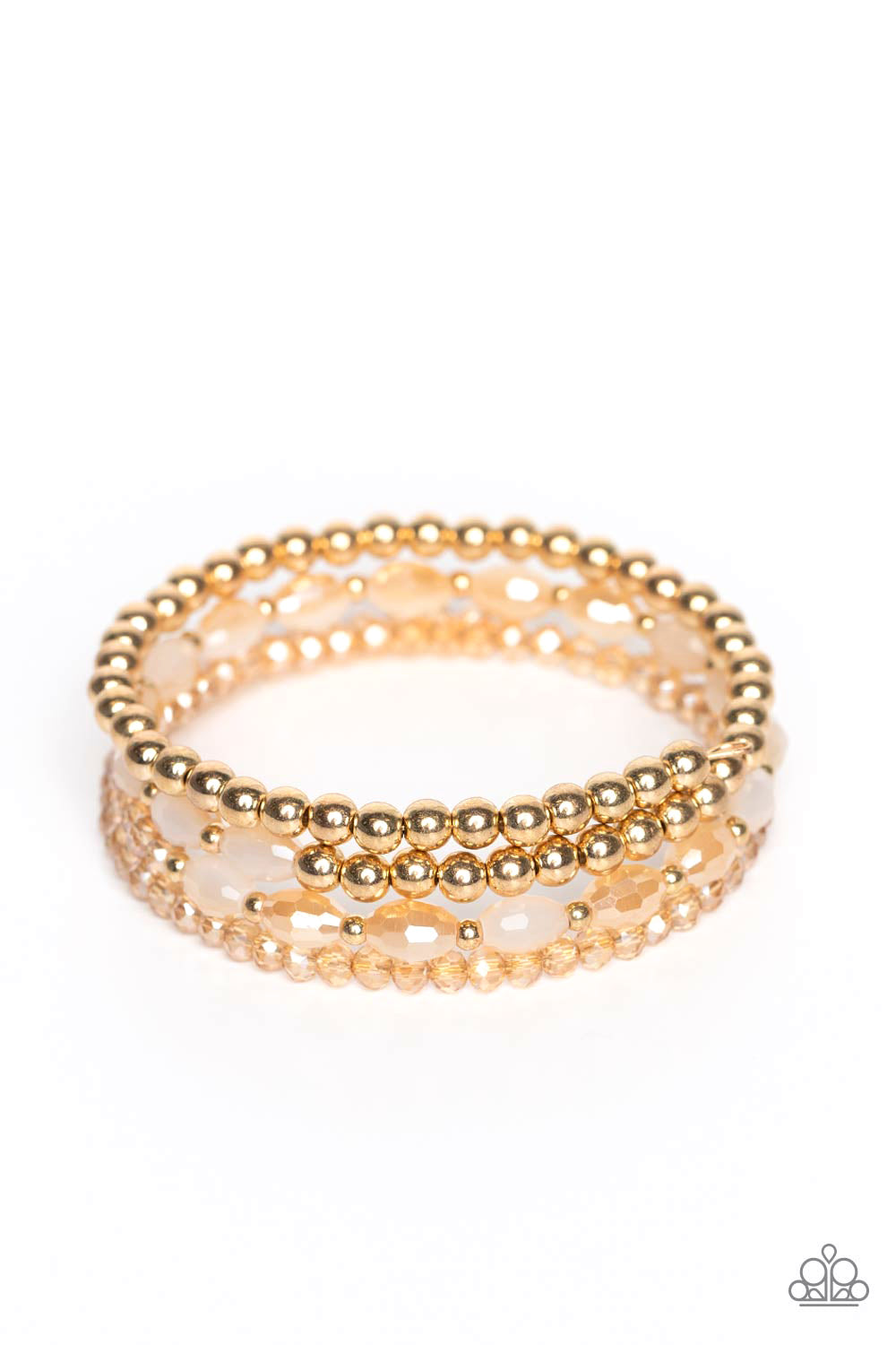 Celestial Chapter - Gold Paparazzi  Bracelet (809)