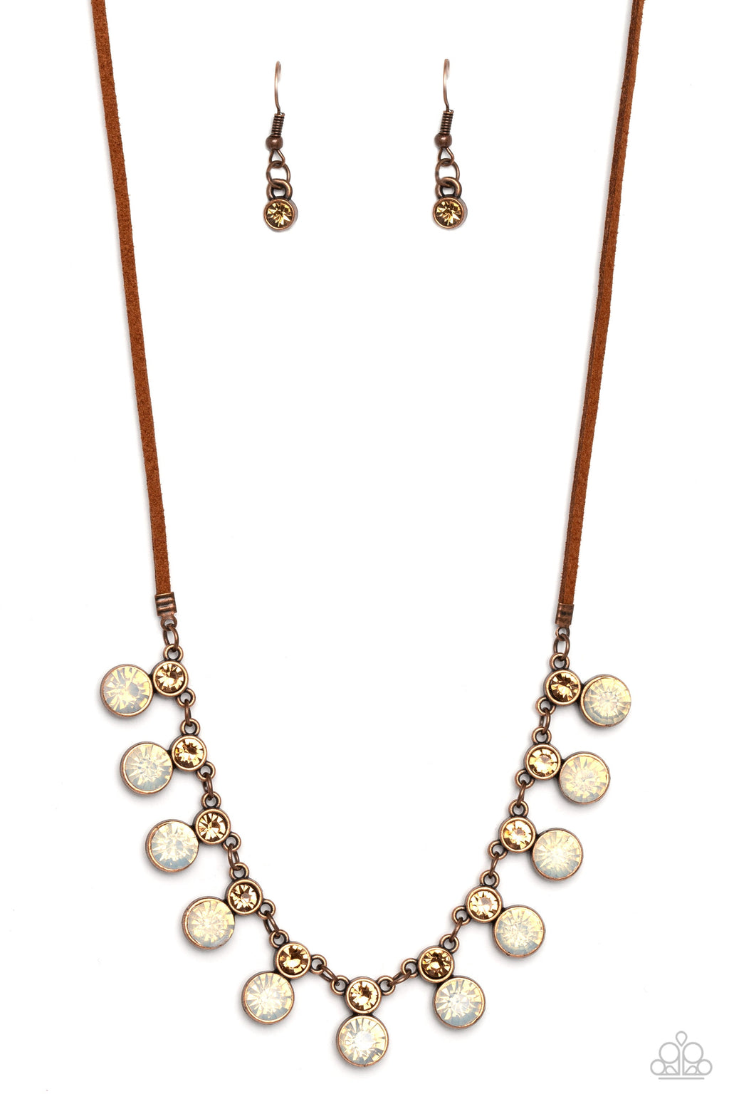 Color Me CHIC - Copper Paparazzi Necklace (PZ-5164)