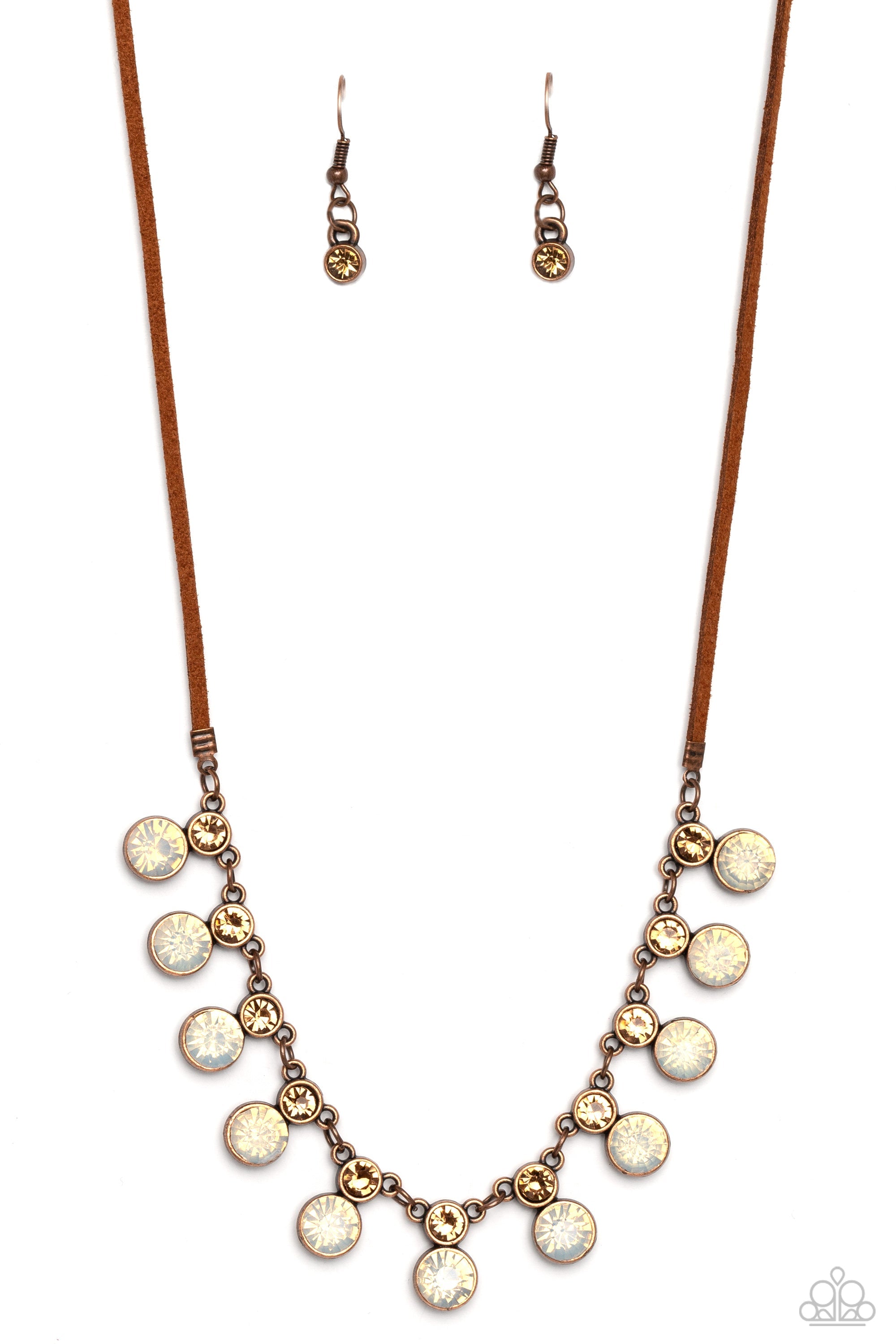 Color Me CHIC - Copper Paparazzi Necklace (PZ-5164)