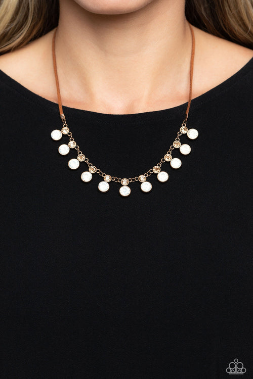 Color Me CHIC - Copper Paparazzi Necklace (PZ-5164)