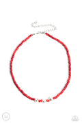 I Can SEED Clearly Now - Red Paparazzi Necklace (PZ-5047)