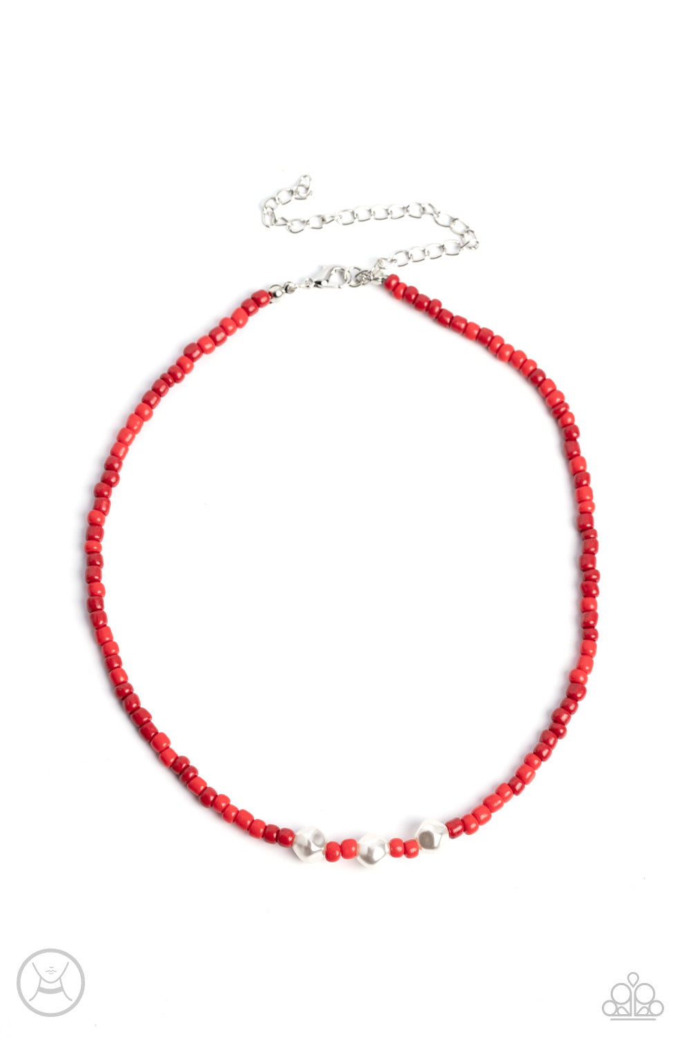 I Can SEED Clearly Now - Red Paparazzi Necklace (PZ-5047)