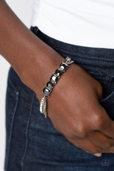 Tyrant Treasure - Silver Paparazzi Bracelet (3560)