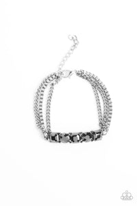 Tyrant Treasure - Silver Paparazzi Bracelet (3560)