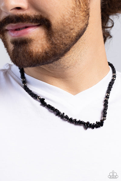 Wild Woodcutter - Black Paparazzi Necklace (#5580)