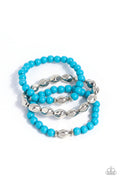 The Candy Man Can - Blue Paparazzi Bracelet (#5683)