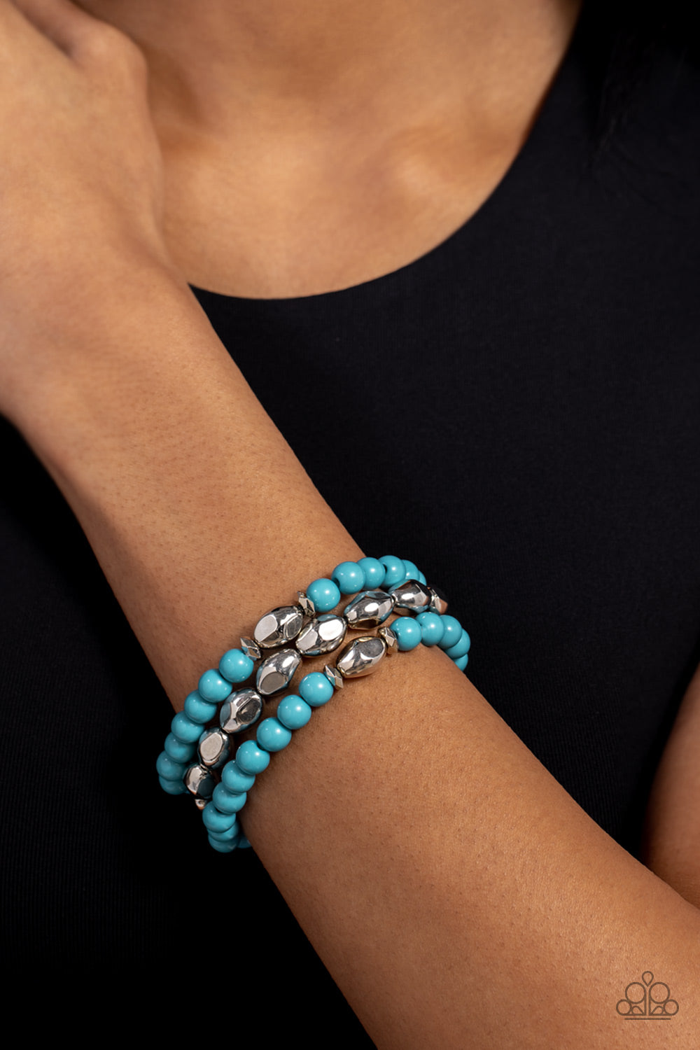 The Candy Man Can - Blue Paparazzi Bracelet (#5683)