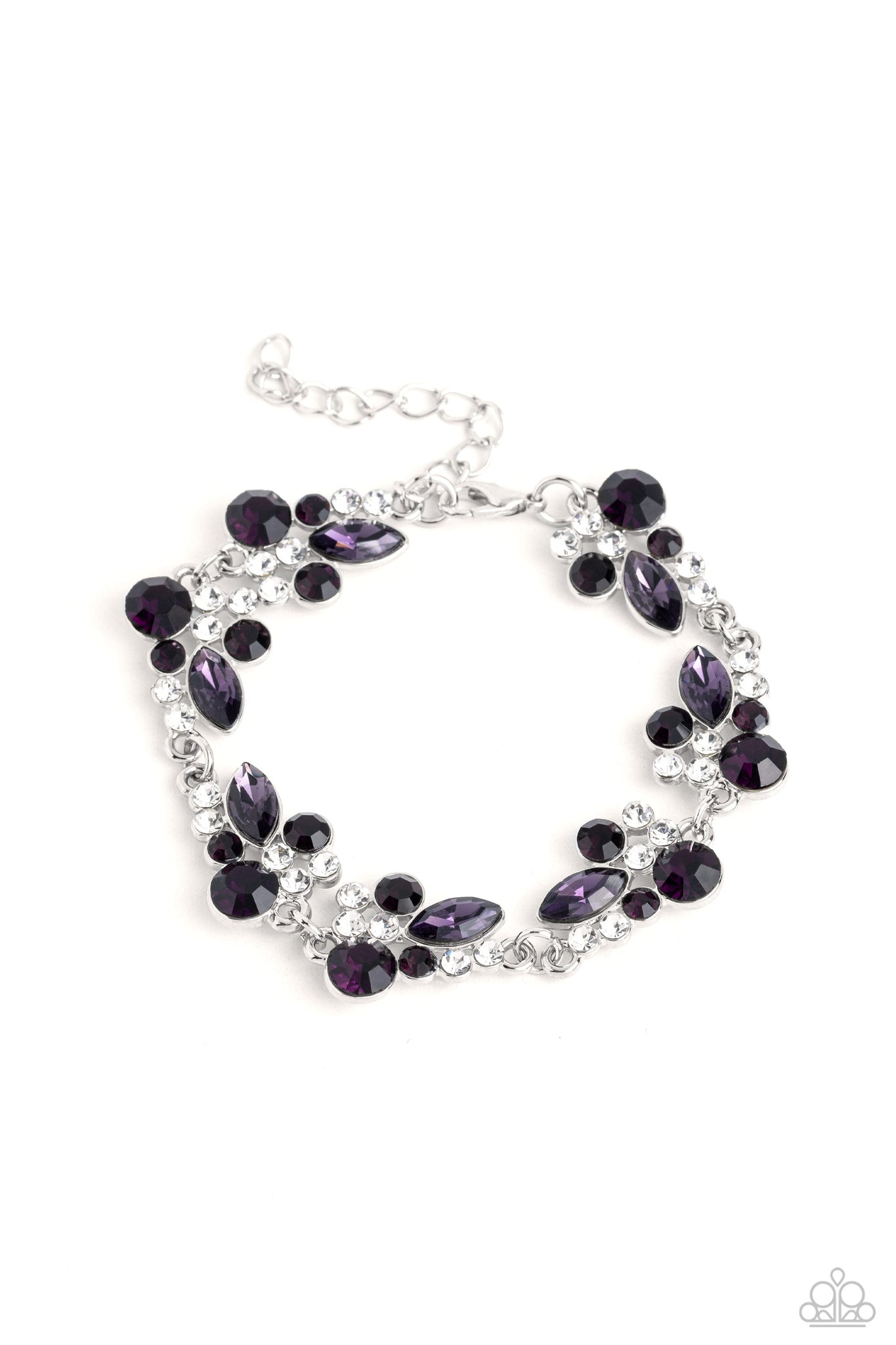 Poolside Perfection - Purple Paparazzi Bracelet (#4779)