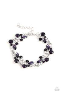 Poolside Perfection - Purple Paparazzi Bracelet (#4779)