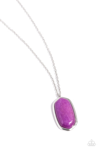 STYLE in the Stone - Purple Paparazzi Necklace (#5569)