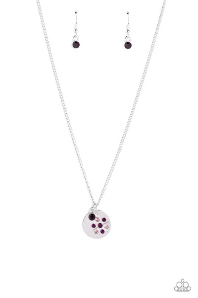 Dandelion Delights - Purple Paparazzi Necklace (#142)