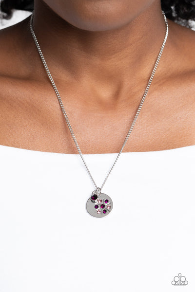Dandelion Delights - Purple Paparazzi Necklace (#142)