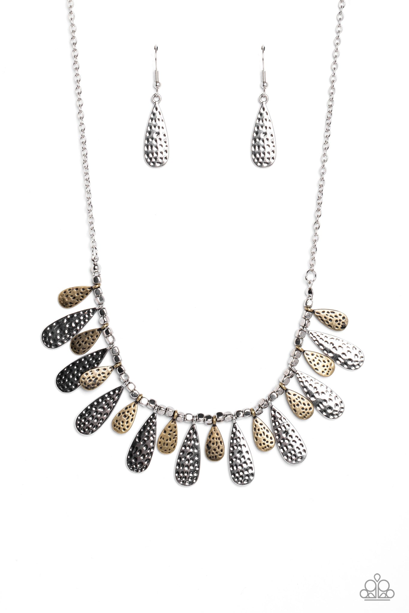 Compelling Confetti - Multi Paparazzi Necklace (#2771)