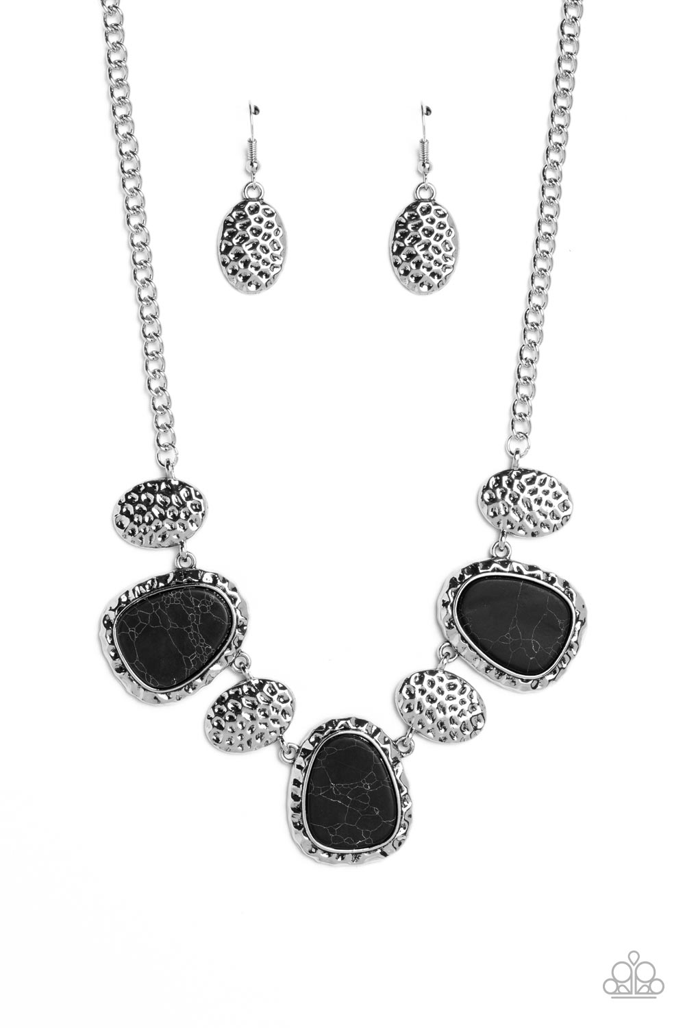 Badlands Border - Black Paparazzi Necklace (#4595)