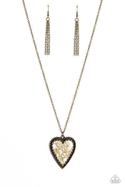 Stony Summer - Brass Paparazzi Necklace