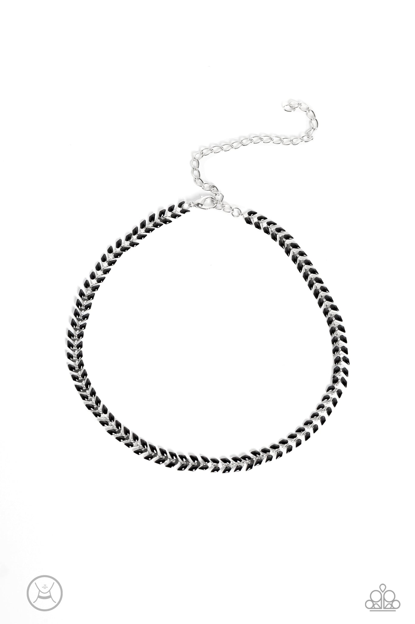 Grecian Grace - Black Paparazzi Necklace (#5372)