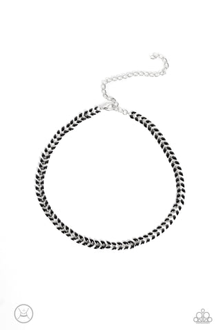 Grecian Grace - Black Paparazzi Necklace (#5372)