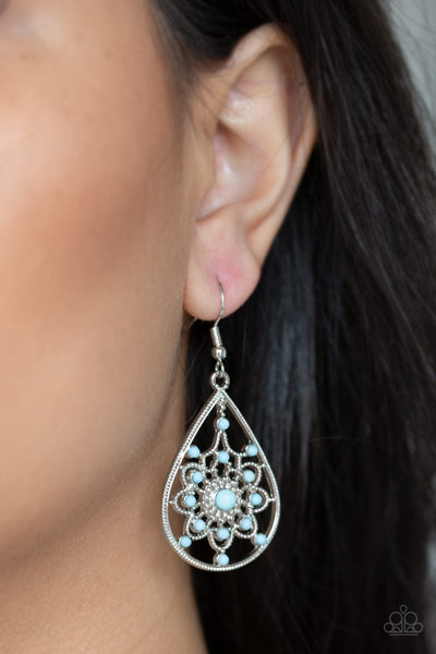 Paparazzi Earring - A Flair For Fabulous - Blue (#1712)