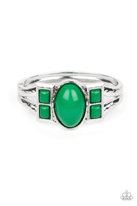 A Touch of Tiki - Green Paparazzi Bracelet (#4699)