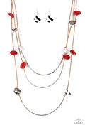 Alluring Luxe - Red Paparazzi Necklace (#4473)