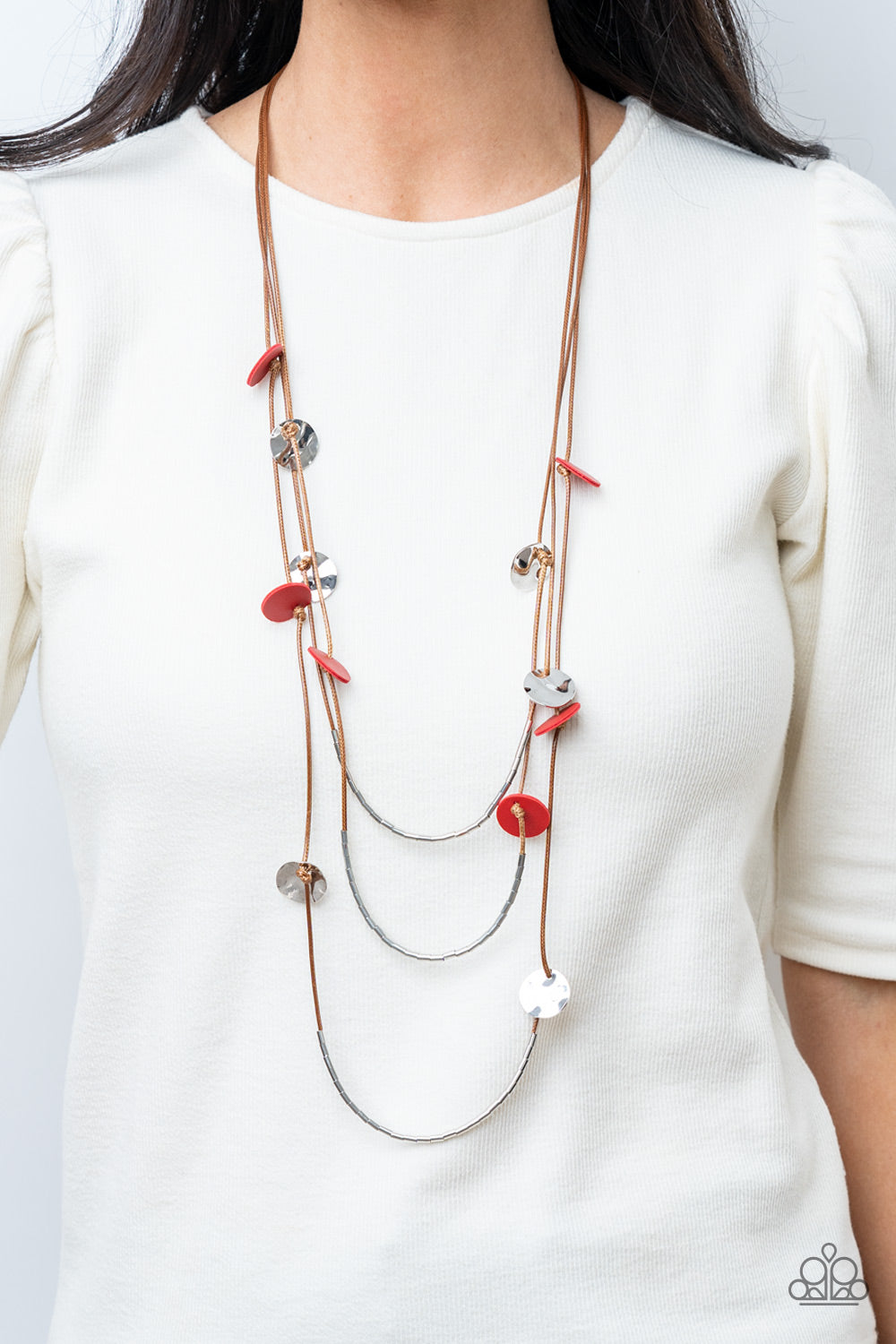 Alluring Luxe - Red Paparazzi Necklace (#4473)