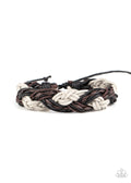Badlands Wanderer - Silver-Paparazzi Urban Bracelet (PZ-1327)