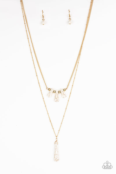 Basic Groundwork - Gold Paparazzi Necklace