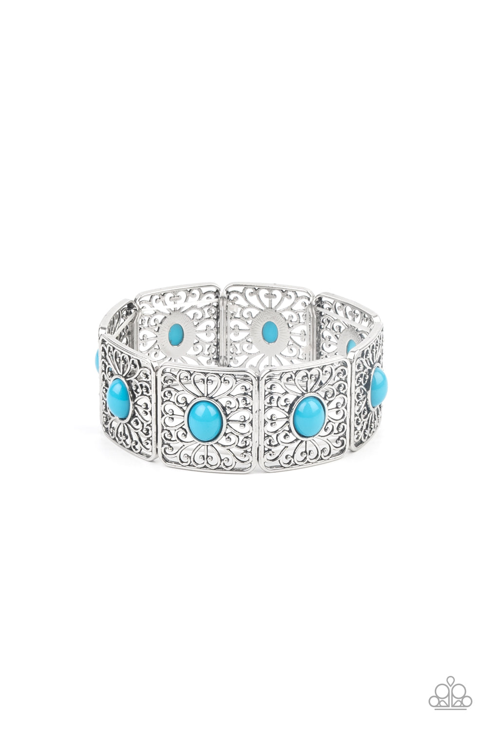 Cakewalk Dancing - Blue Paparazzi Bracelet