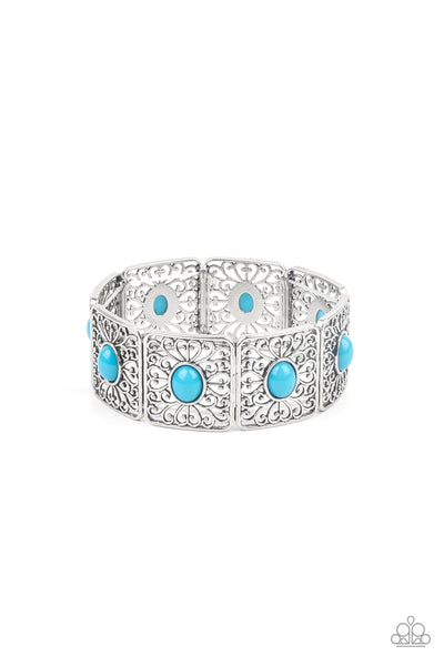 Cakewalk Dancing - Blue Paparazzi Bracelet