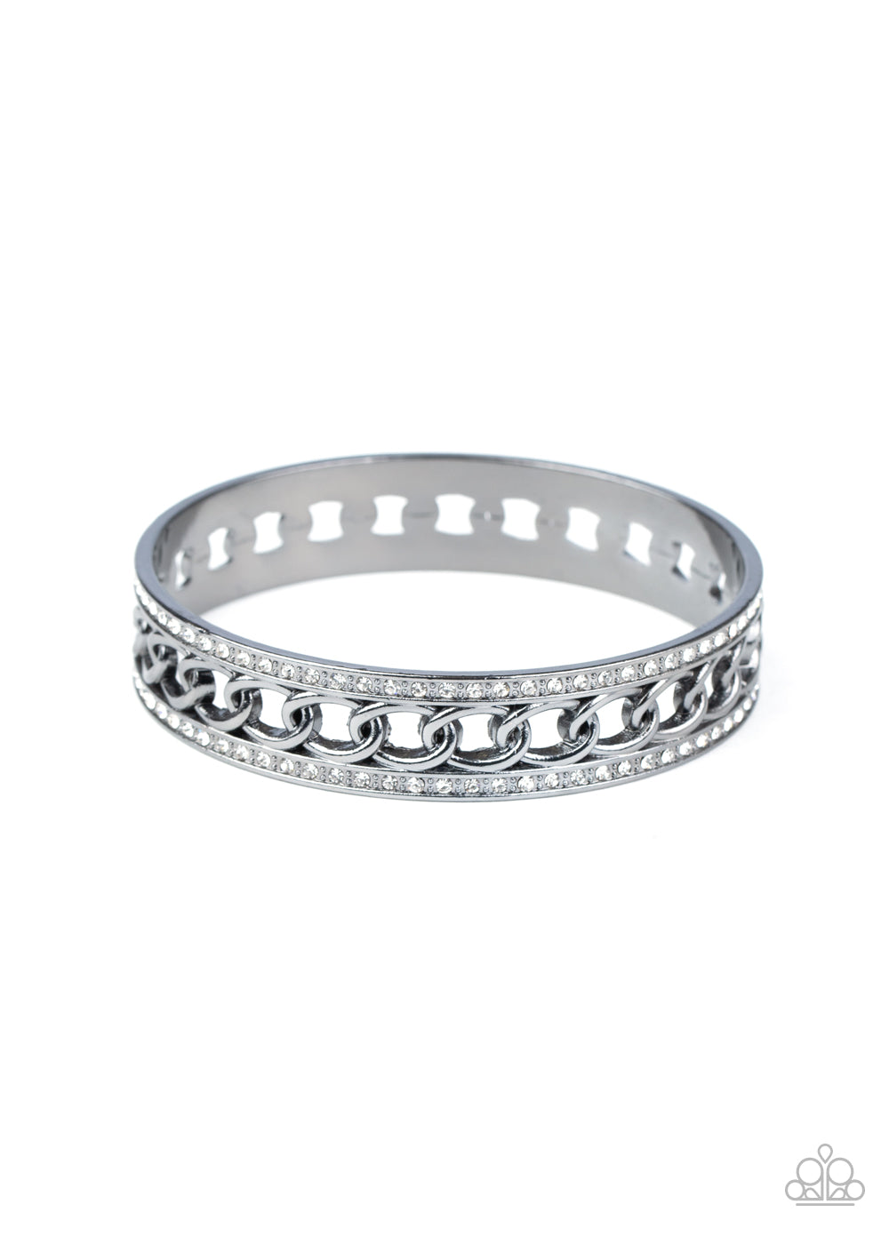 Couture Court - Black-Paparazzi Bracelet (#1393)