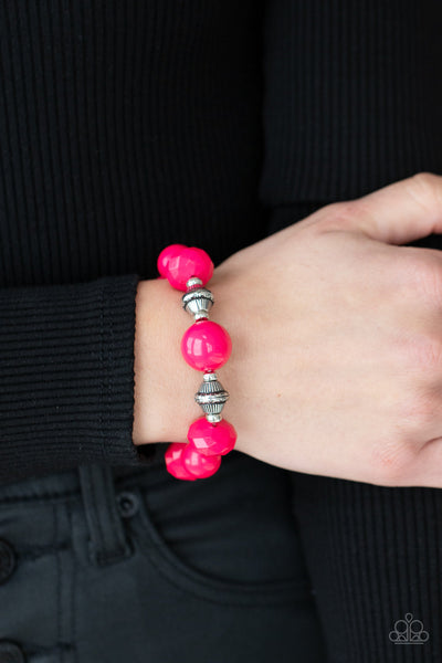 Day Trip Discovery - Pink Paparazzi Bracelet (#2052)