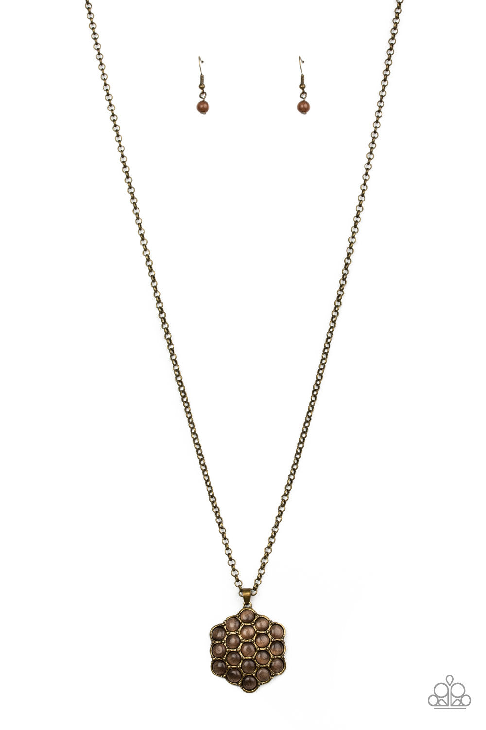 East Coast Elixir - Green-Paparazzi Necklace (#1441)