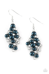 Famous Fashion - Blue-Paparazzi Earrings (#1253)