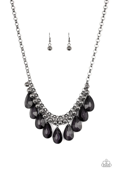 Paparazzi Necklace - Fashionista Flair - Black (#294)
